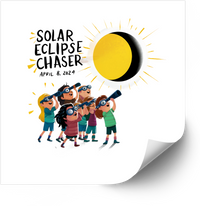 Thumbnail for Solar Eclipse Chaser Sticker | Funny Astronomy Kids Vinyl Decal