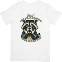 Thumbnail for All Of My Flabbers Are Gasted Raccoon T-Shirt | Funny Vintage Shocked Animal Graphic Tee