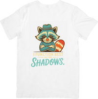 Thumbnail for Raccoon Functions Best In The Shadows T-Shirt | Funny Vintage Animal Graphic Tee