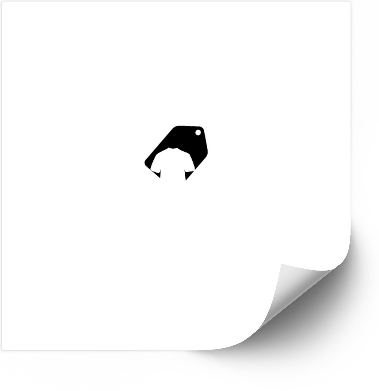 Minimalist Bird Silhouette Sticker | Simple Black Nature Vinyl Decal