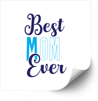 Thumbnail for Best Mom Ever Sticker | Cute Minimalist Mothers Day Vinyl Decal
